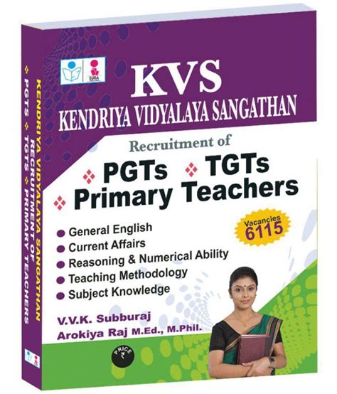 Kendriya Vidyalaya Sangathan Kvs Pgttgt Primary Teachers Exam Books
