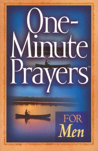 One Minute Prayers For Men By Crossmap Books Browse Christian Books