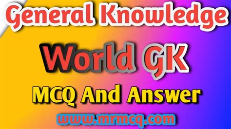100 Mcq And Answer Science General Knowledge Main Page General