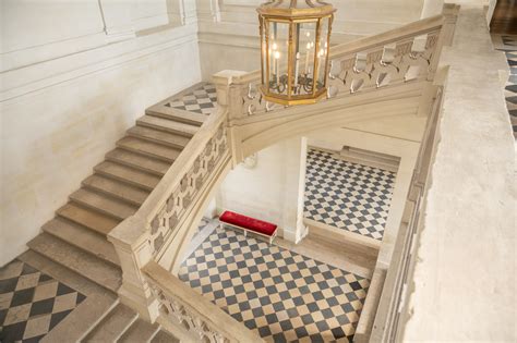 Chateau Of Maisons Laffitte Grand Staircase Film France