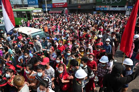 Последние твиты от myanmar military coup daily updates (@myanmar_coup). Sight Magazine - Tens of thousands protest Myanmar coup ...