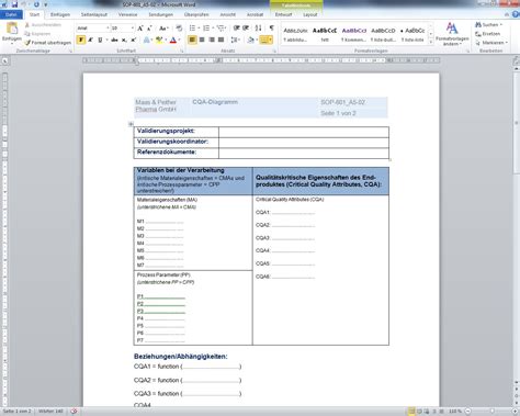 Aufeinander abgestimmte vorlagen, checklisten und formblätter. Prozessvalidierung | Control Strategy | SOP | Download ...