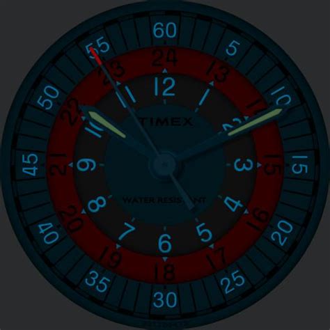 Timex Sprite Roulette Wheel Bulls Eye C1972 Watchfaces For Smart Watches