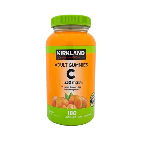 Kirkland Signature Vitamin C Adult Gummies 250 Mg 180 Gummies