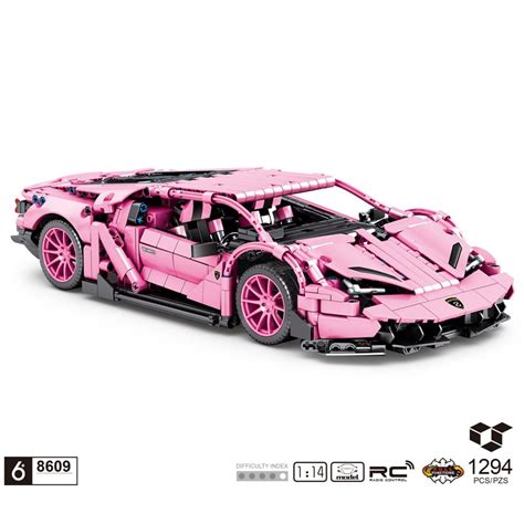Scale Rc Super Sport Car Technical Build Block Pink Lamborghinis
