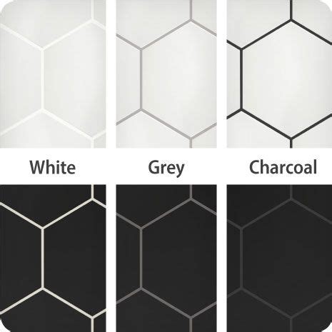 Planning on white with some black penny hexagon tile floor… its an interior. These black and white hexagon tiles finished with white ...