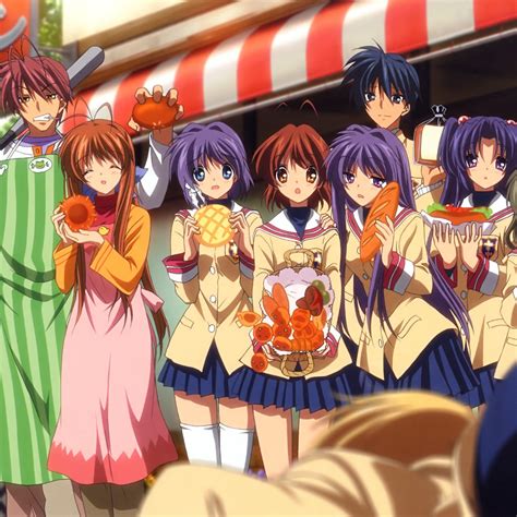 Clannad Cast Tap To See More Thanksgiving Anime Wallpapers