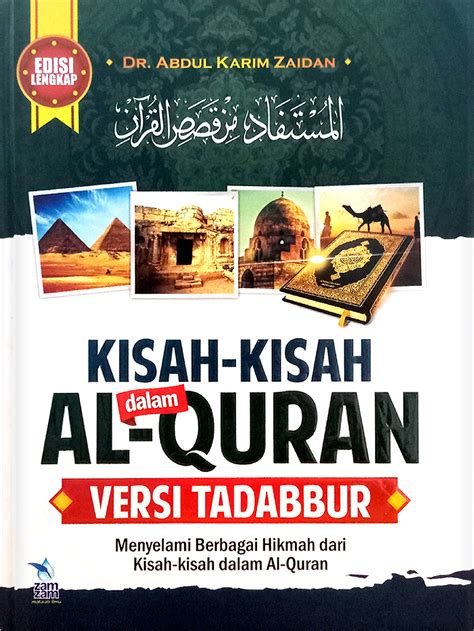 Kisah Kisah Dalam Al Quran Versi Tadabbur Hard Cover Zamzam Buku Baklu