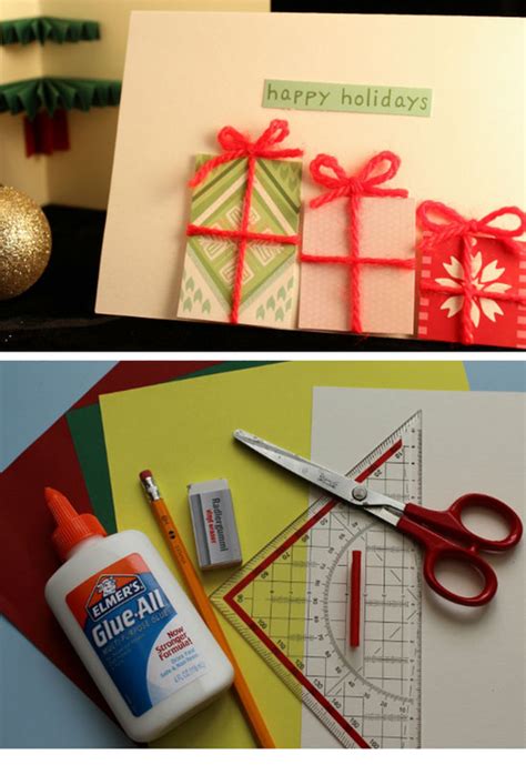 This chic diy christmas card wows thanks to a simple folding technique. Totally Awesome Christmas Cards For Families