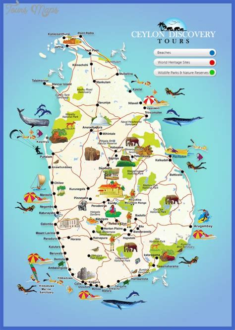 sri lanka map