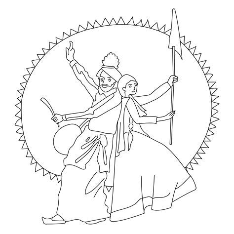 How To Draw Vaisakhi Festival