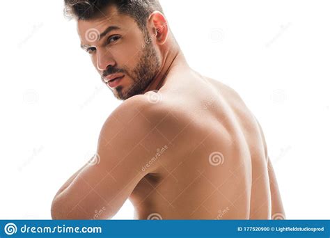 Als Sexy Naakte Man Geïsoleerd Op Stock Foto Image of kaukasisch