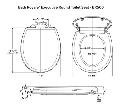 Executive Toilet Seat By Bath Royale