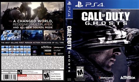 Call Of Duty Ghosts Dvd Cover And Label 2013 Usa Ps4