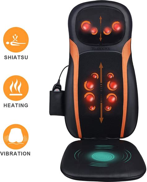 Shiatsu Back Neck Massager Massage Chair Pad With Heat Massage Seat