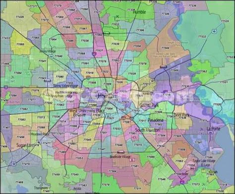 Maps Maps Maps — Houston Zip Codes Houston Tx Zip Code Boundary