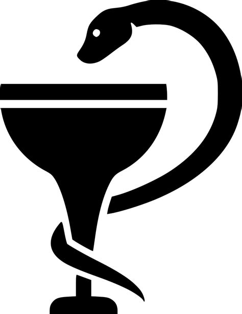 Bowl Of Hygieia Pharmacy Snake Hygiene Chalice Svg Png Icon Free