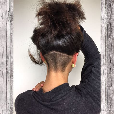 Slight Triangular Undercut Keeps The Hair Off The Back Of Your Neck
