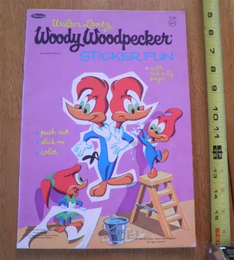 1964 Woody Woodpecker Sticker Fun Paper Doll Set Whitman 1600 Picclick