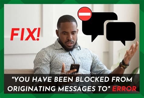 You Have Been Blocked From Originating Messages To (All Numbers Or A ...