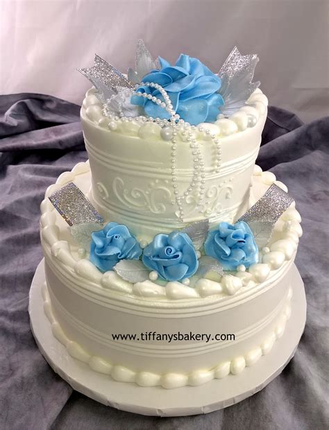 Wedded Bliss Classic Wedding Cake Tiffanys Bakery