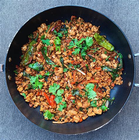 Maybe you would like to learn more about one of these? Spicy Thai Basil Tofu : vegetarian