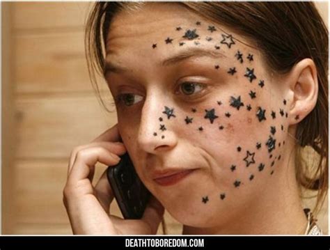 12 Of The Craziest Face Tattoos Found On The Internet Hilarious Stuff