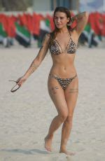 Jenny Thompson In Bikini On The Beach In Dubai Hawtcelebs