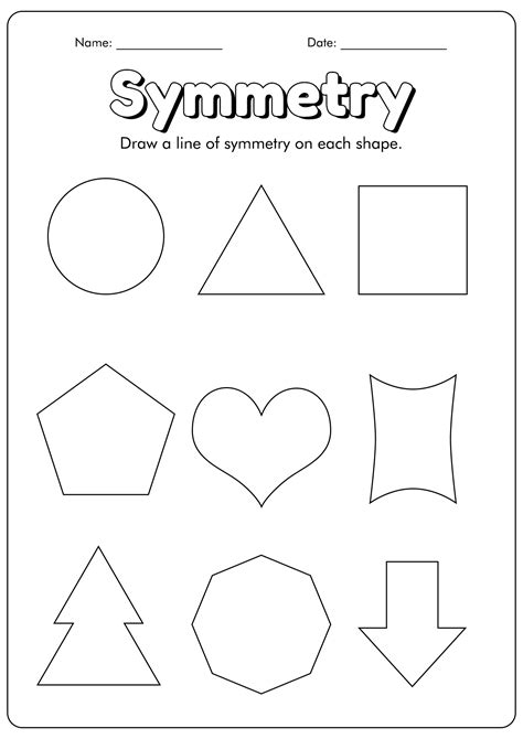 16 Symmetry Art Worksheets Free Pdf At