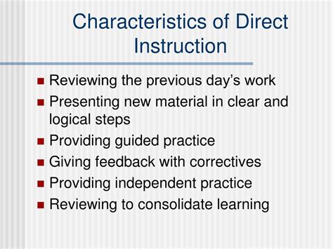 Ppt Direct Instruction Powerpoint Presentation Free Download Id395892