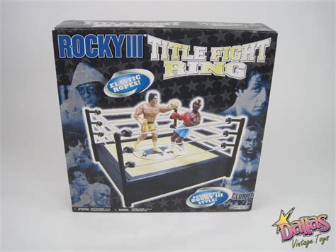 2006 Jakks Pacific Rocky Iii Title Fight Ring 1a
