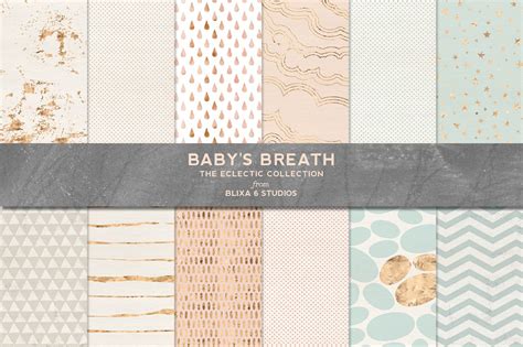 babys breath rose gold patterns graphic patterns