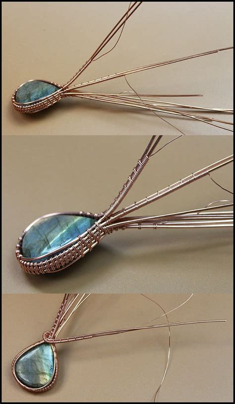 Three Different Views Of An Object Made Out Of Wire