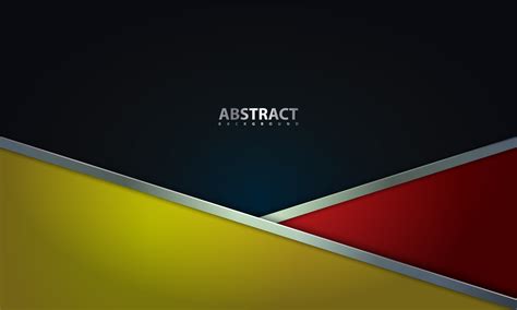 Modern Style Red Yellow Black Layer Design 1310964 Vector Art At Vecteezy
