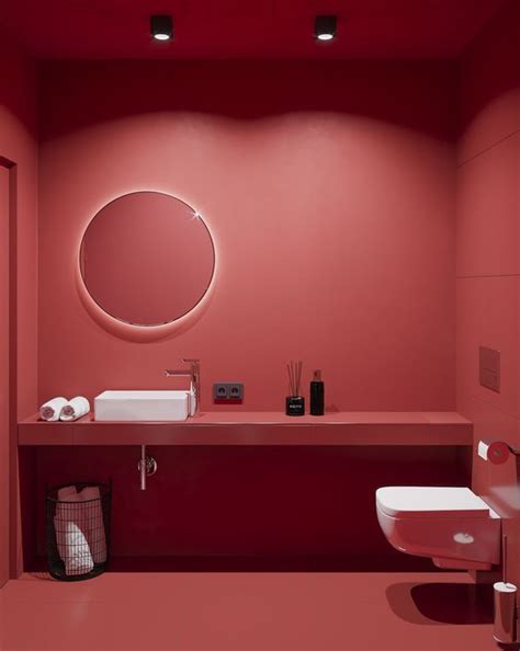 44 Cool And Bold Red Bathroom Design Ideas Digsdigs