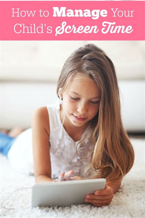 How To Manage Your Childs Screen Time Screen Time Kids Cell Phone