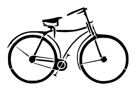 66 Vintage Bicycle Stencil 1
