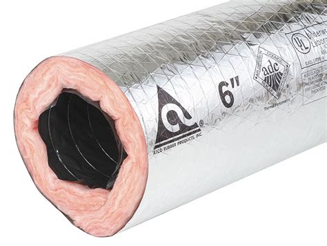 Atco Insulated Flexible Duct R 80 14 In Flexible Duct Inside Dia