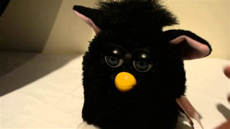Tiger Electronics Black Furby Pink Ears Youtube