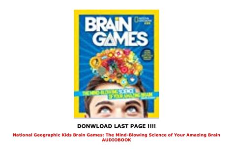 National Geographic Kids Brain Games The Mind Blowing Science Of You