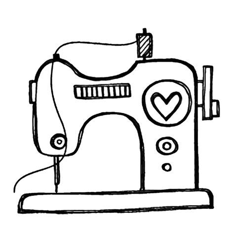 Desenho Maquina De Costura Png Png Image Vetor Maquina De Costura