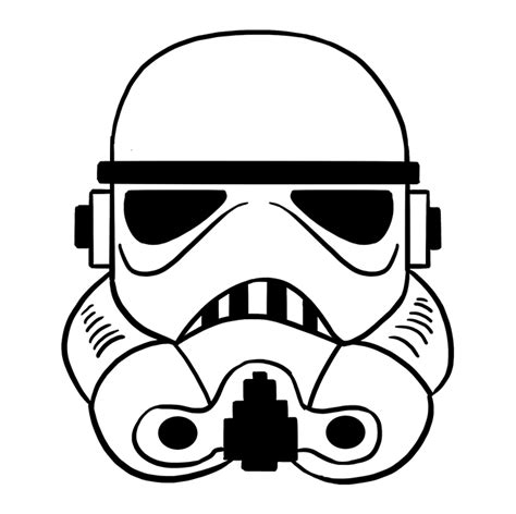 How To Draw A Stormtrooper Helmet Really Easy Drawing Tutorial