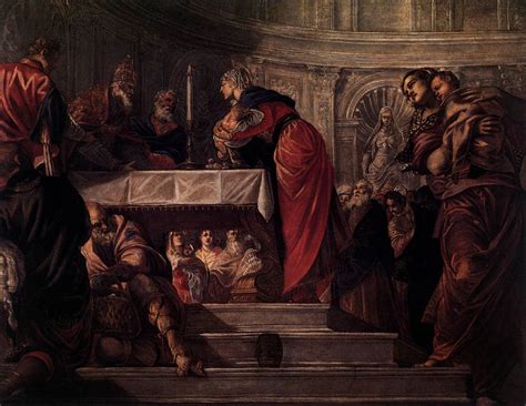The Presentation Of Christ In The Temple 1550 1555 Tintoretto