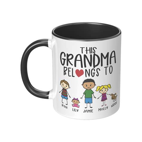 Personalized Grandma Mug This Grandma Belongs To Mug T Etsy