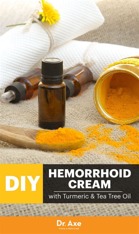 Diy Hemorrhoid Cream With Turmeric And Tea Tree Oil Recipe Hemorrhoid