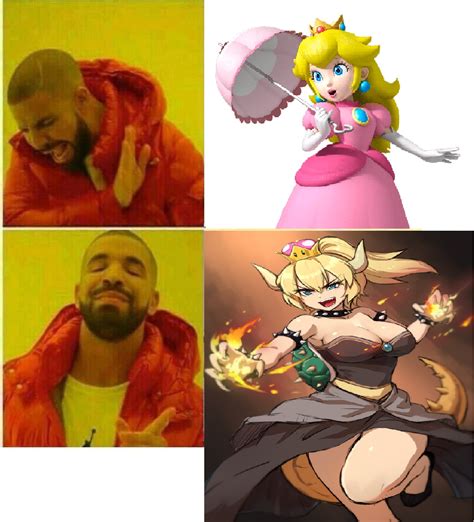 Drake Prefers Bowsette Bowsette Know Your Meme