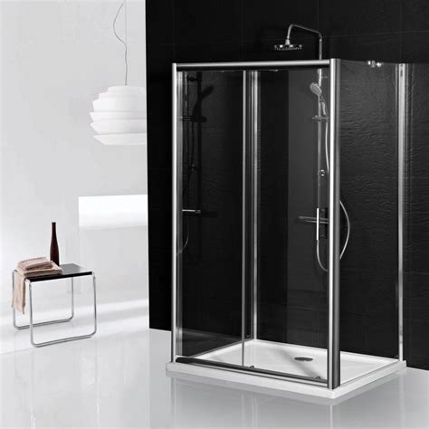 aqua i 3 sided shower enclosure 1000mm sliding door and 800mm side panels