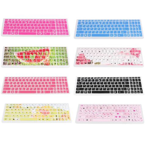 Silicone Keyboard Cover For Laptop Computer Protector Stickers Paster
