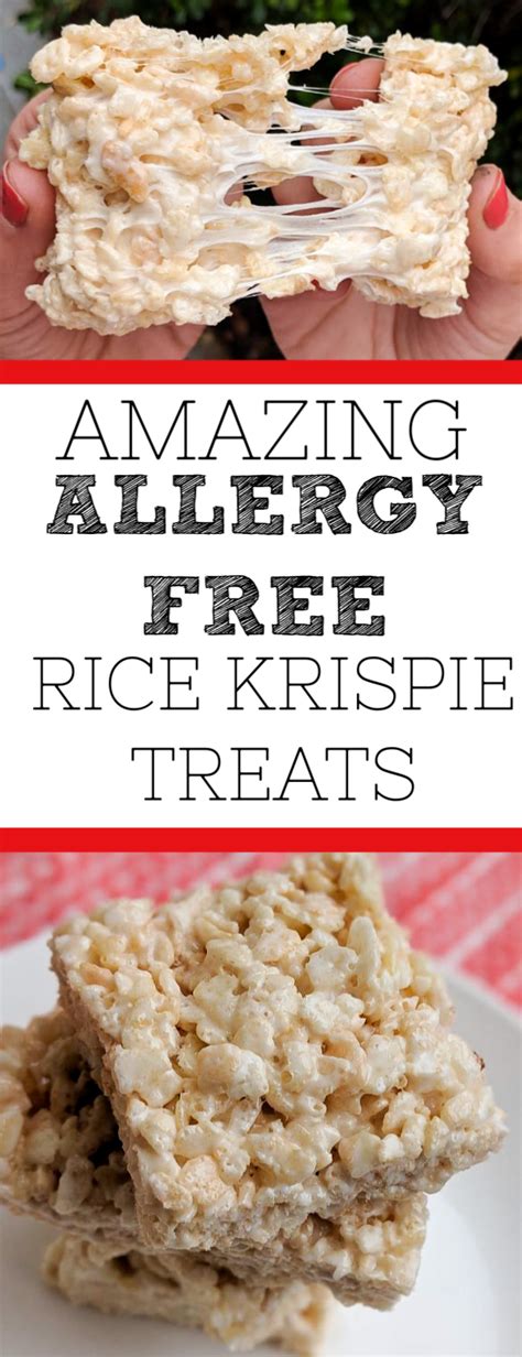 Try this homemade rice krispie squares recipe. Allergy-free Rice Krispie Treats | Krispie treats recipe ...
