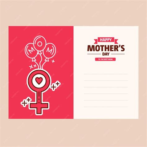 Premium Vector Mother Day Greeting Card